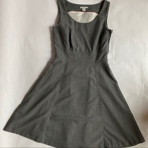 NWOT grey fit and flare dress H&M quality feel!